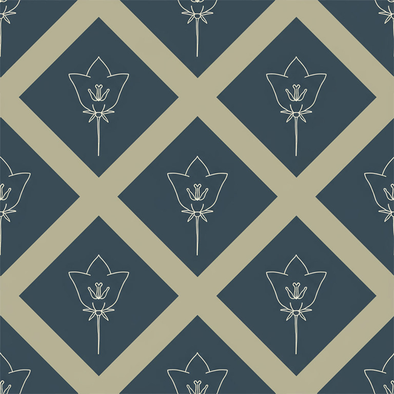 Floral Lattice Detail